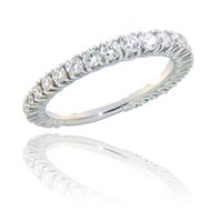 Anello Gazzola Donna Riviera in Oro bianco Diamante 0.76 Ct SL-EXSAL-RIV-SCAL - SL-EXSAL-RIV-SCAL